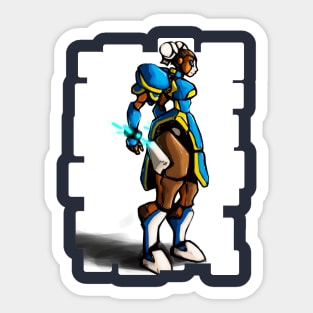 Mecha Chun Li 02 Sticker